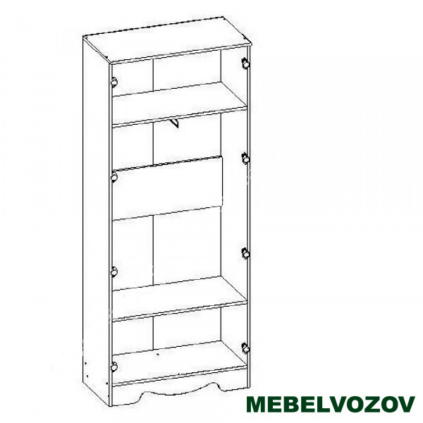 Шкаф двухдверный в детскую Латте 2 детальное изображение от магазина mebelvozov.ru в Нижнем Новгороде