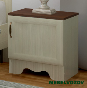 Тумба прикроватная в спальню Латте 67-01 от магазина Мебельвозов в Нижнем Новгороде