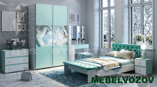 Молодёжная комната Тиффани Комплект 3 детальное изображение от магазина mebelvozov.ru в Нижнем Новгороде