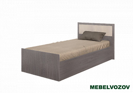 Кровать односпальная "Фиеста"  900 мм, без матраса (Ясень Шимо) от магазина Мебельвозов в Нижнем Новгороде
