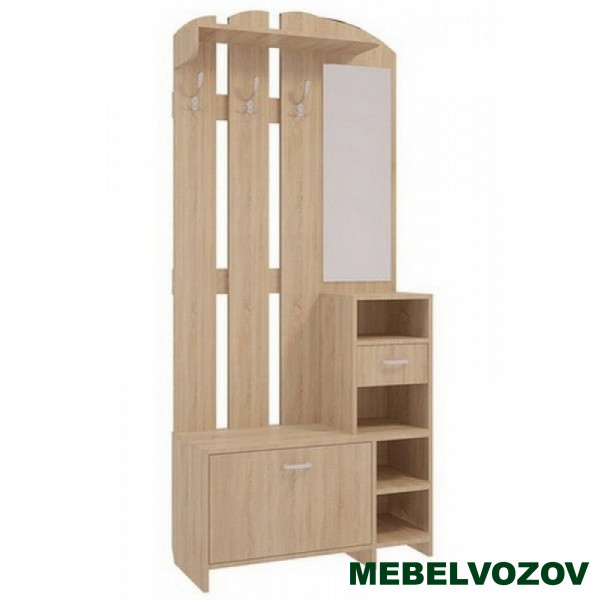 Прихожая Мила (Дуб Сонома)- фото от магазина Мебельвозов в Нижнем Новгороде Прихожая Мила (Дуб Сонома) от магазина Мебельвозов в Нижнем Новгороде