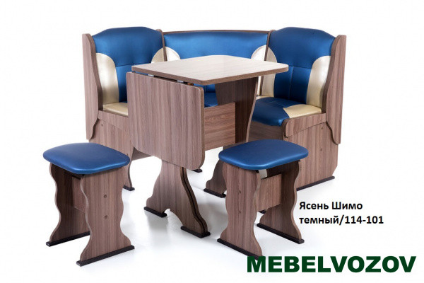 Кухонный уголок Нарцисс Ясень/114-101 от магазина Мебельвозов в Нижнем Новгороде