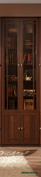 Шкаф для книг Орех Шоколадный Sherlock 32 (библиотека)  от компании Мебельвозов