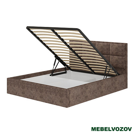 Кровать 160х200 с подъемным механизмом Линда (мустанг) от магазина Мебельвозов в Нижнем Новгороде