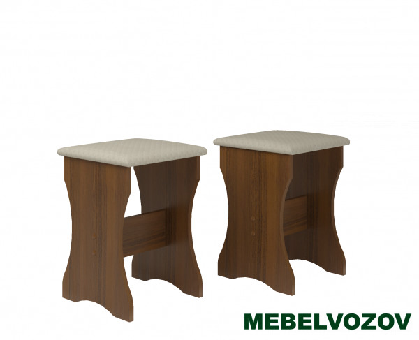 Табурет с мягким сидением 2шт Трапези Тессера(Орех Экко) от магазина Мебельвозов в Нижнем Новгороде