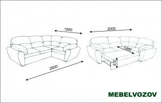 Угловой диван Марк-6 от магазина Мебельвозов в Нижнем Новгороде