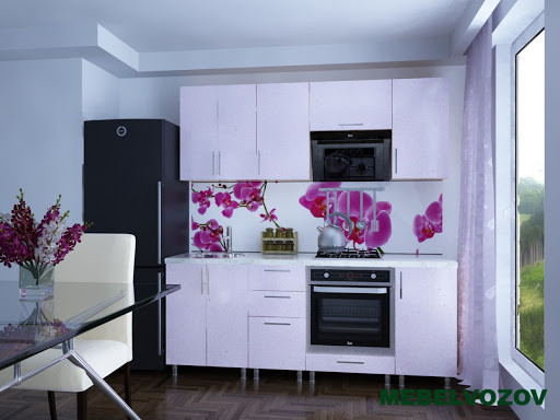 Кухонный гарнитур Модерн 1950 Фасад Сирень от магазина Мебельвозов в Нижнем Новгороде
