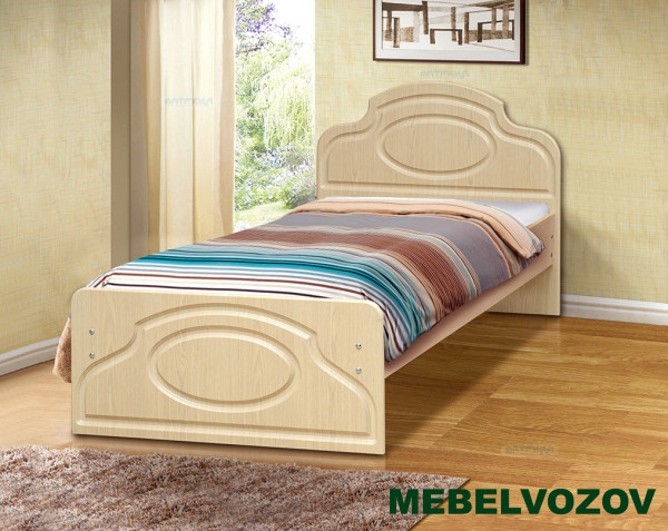 Кровать "Венеция 2" 900 МДФ матовый от магазина Мебельвозов в Нижнем Новгороде