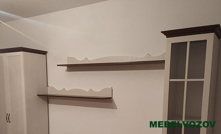 Новая картинка полка в гостинную латте 90-02 фабрики Атлант от Мебельвозов в Нижнем Новгороде