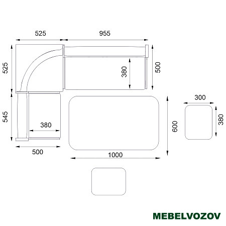 Обеденная группа Лагуна от магазина Мебельвозов в Нижнем Новгороде