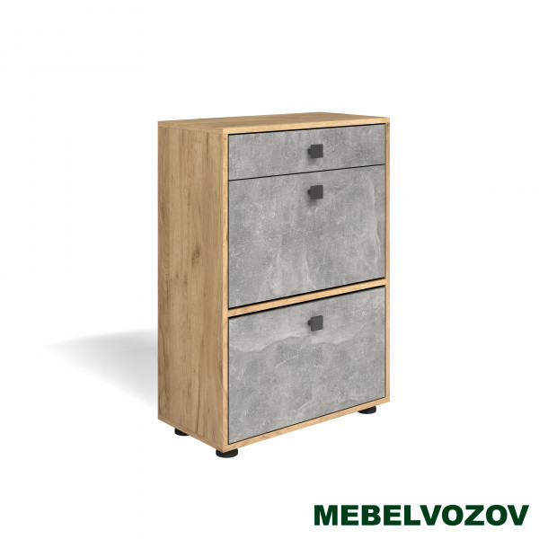Обувница "Мини-Лайт" МЛ-7 (ателье светлое/дуб золотой крафт)- фото от магазина Мебельвозов в Нижнем Новгороде Обувница "Мини-Лайт" МЛ-7 (ателье светлое/дуб золотой крафт) от магазина Мебельвозов в Нижнем Новгороде