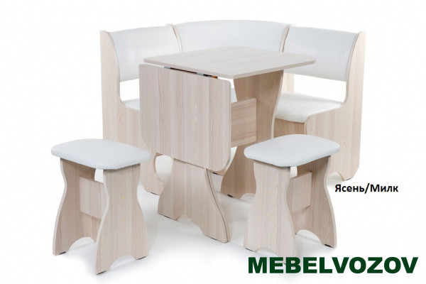 Кухонный уголок Тюльпан-мини Венге/Крем от магазина Мебельвозов в Нижнем Новгороде