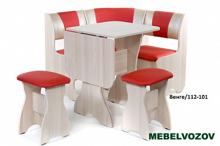 Кухонный уголок Тюльпан-мини Венге/120-101 от магазина Мебельвозов в Нижнем Новгороде