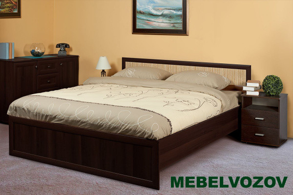 Кровать 5 «Милана» 1800 (Венге) от магазина Мебельвозов в Нижнем Новгороде