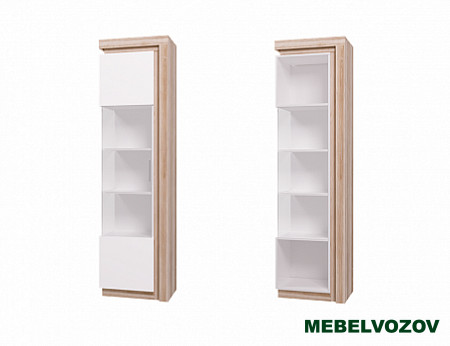 Люмен 05 Шкаф-витрина (белый глянец) от Mebelvozov в Нижнем Новгороде