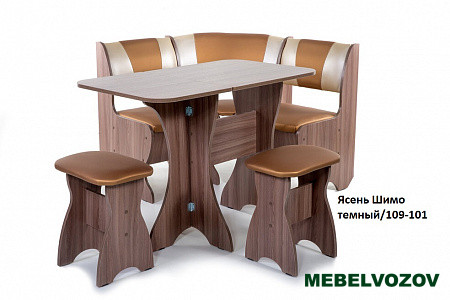 Кухонный уголок Тюльпан-мини Венге/120-101 от магазина Мебельвозов в Нижнем Новгороде