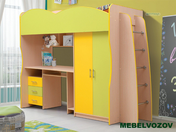 Детский уголок "Юниор-3.1"  детальное изображение от магазина mebelvozov.ru в Нижнем Новгороде