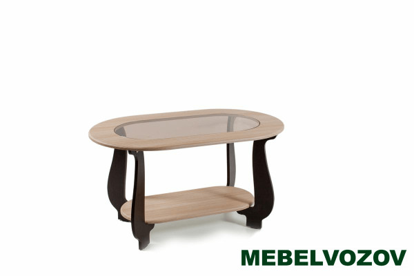 Столик журнальный СЖ-21 со стеклом - фото от Mebelvozov в Нижнем Новгороде Столик журнальный СЖ-21 со стеклом от Mebelvozov в Нижнем Новгороде