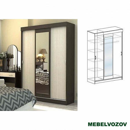 БАССА ШКК 551 шкаф купе от компании Мебельвозов в Нижнем Новгороде