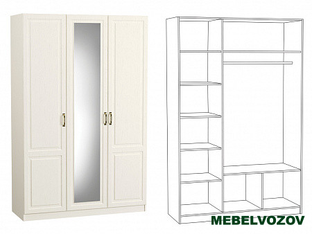 Ливерпуль Шкаф комбинированный 08.45 Н от компании Мебельвозов в Нижнем Новгороде