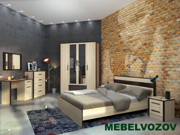 фото Спальня Лирика Комплект 2 от магазина Мебельвозов в Нижнем Новгороде Спальня Лирика Комплект 2 от магазина Мебельвозов в Нижнем Новгороде