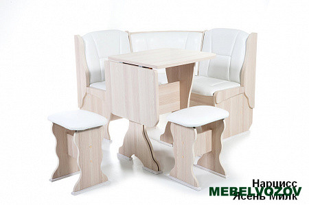 Кухонный уголок Нарцисс Ясень/Крем от магазина Мебельвозов в Нижнем Новгороде