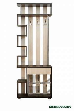 Модульная прихожая "Мини-Лайт" (венге/ясень) вариант 7 от магазина Мебельвозов в Нижнем Новгороде