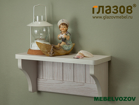 Полка навесная Марсель 2  фото от Мебельвозов в Нижнем Новгороде