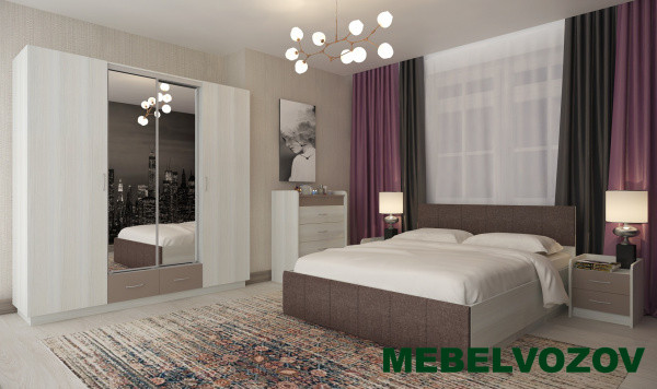 Комод Милос с зеркалом 40-02 от магазина Мебельвозов в Нижнем Новгороде