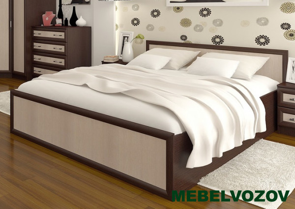 Кровать двуспальная 1,6м "Модерн"  от магазина Мебельвозов в Нижнем Новгороде
