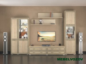 Пенал с витриной ЛШ-5 Ливорно (дуб сонома) от Mebelvozov в Нижнем Новгороде