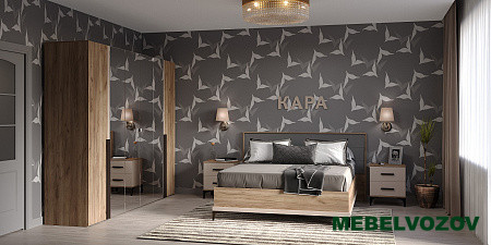 Модульная спальня КАРА. Комплект 1 от магазина Мебельвозов в Нижнем Новгороде