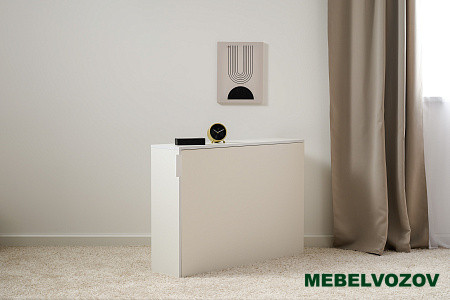 Марвэл Тумба выкатная 16.159 (Белый PE шагрень) детальное изображение от магазина mebelvozov.ru в Нижнем Новгороде