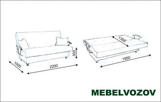 Диван-книжка Верона-3 от магазина Мебельвозов в Нижнем Новгороде