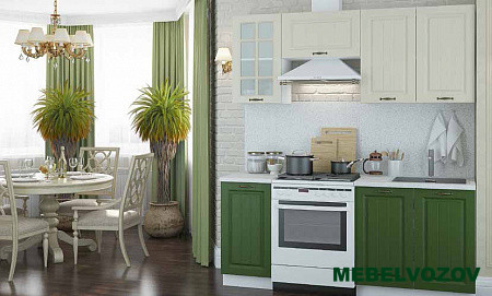 Кухонный гарнитур Мария 1800 (крем/прованс) H=720 от магазина Мебельвозов в Нижнем Новгороде