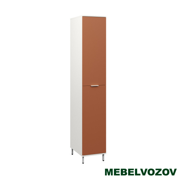 Марвэл Шкаф-пенал 16.316.02 (Белый PE шагрень) от компании Мебельвозов в Нижнем Новгороде