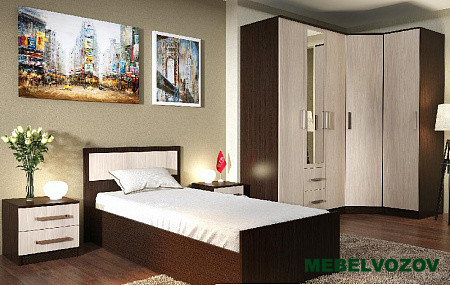 Модульная мебель для детской «Фиеста» Компоновка 3 (Венге) детальное изображение от магазина mebelvozov.ru в Нижнем Новгороде