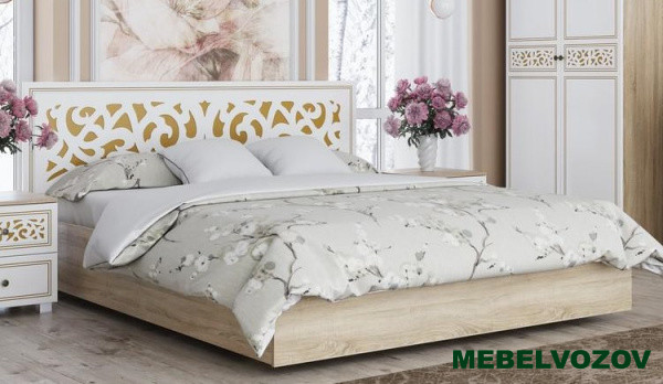 Кровать 1,6 м (без ортопеда) Мадлен от магазина Мебельвозов в Нижнем Новгороде