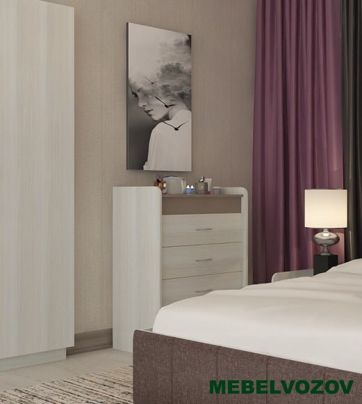 Комод Милос с зеркалом 40-02 от магазина Мебельвозов в Нижнем Новгороде