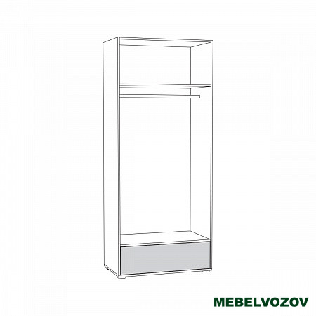 Шкаф для одежды Вуди 13.138 от компании Мебельвозов в Нижнем Новгороде