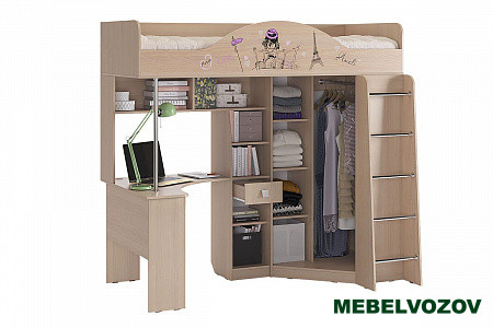 Детский комплекс Амели детальное изображение от магазина mebelvozov.ru в Нижнем Новгороде