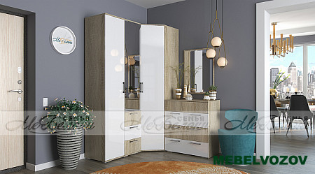 Модульная прихожая Белладжио. Комплект 1 от магазина Мебельвозов в Нижнем Новгороде