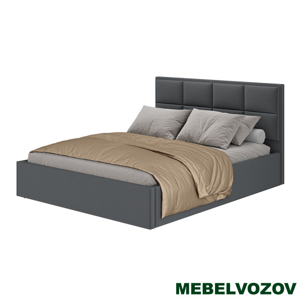 фото Кровать 160х200 с подъемным механизмом Линда (графит) от магазина Мебельвозов в Нижнем Новгороде Кровать 160х200 с подъемным механизмом Линда (графит) от магазина Мебельвозов в Нижнем Новгороде