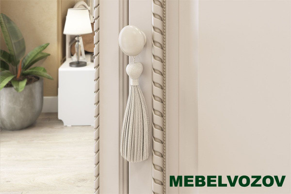 Шкаф 4-створчатый Белла (Белый/джелато софт) от компании Мебельвозов в Нижнем Новгороде