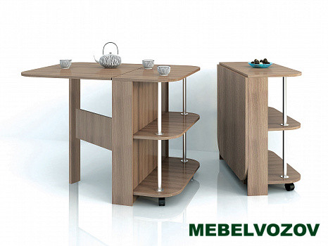 Стол книжка с полками ясень шимо от магазина Мебельвозов в Нижнем Новгороде