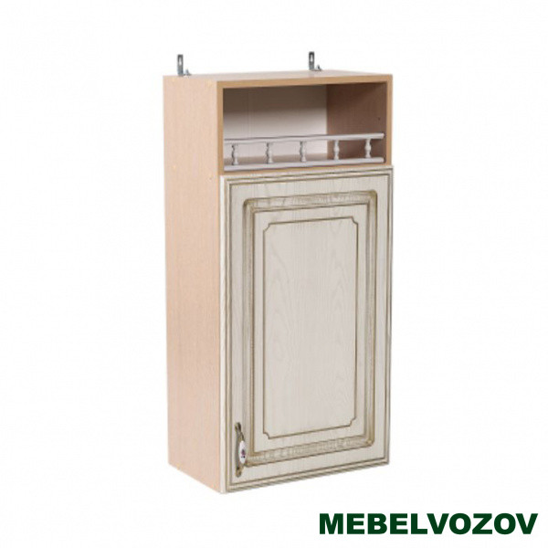 Шкаф навесной с открытой полкой 450 Анжелика (высота 920) фото от Мебельвозов в Нижнем Новгороде