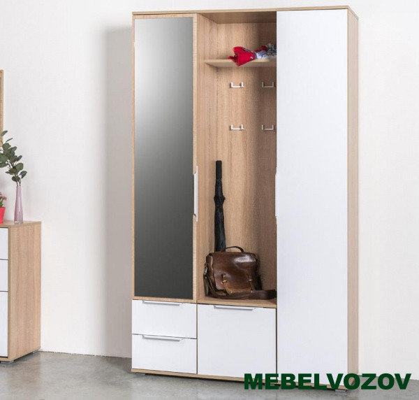 прихожая Куба Компоновка 2- фото от магазина Мебельвозов в Нижнем Новгороде прихожая Куба Компоновка 2 от магазина Мебельвозов в Нижнем Новгороде