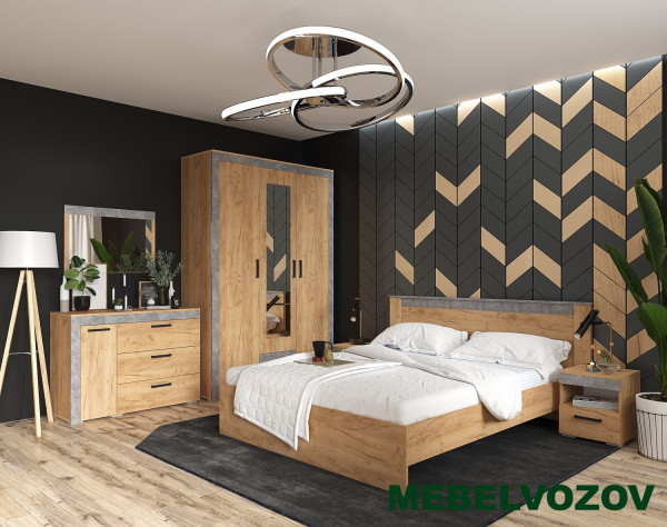 Зеркало Адель (дуб крафт/ателье) от магазина Мебельвозов в Нижнем Новгороде