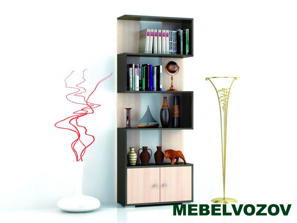 Стеллаж Ромео-2 (Венге/Дуб Молочный) от Mebelvozov в Нижнем Новгороде
