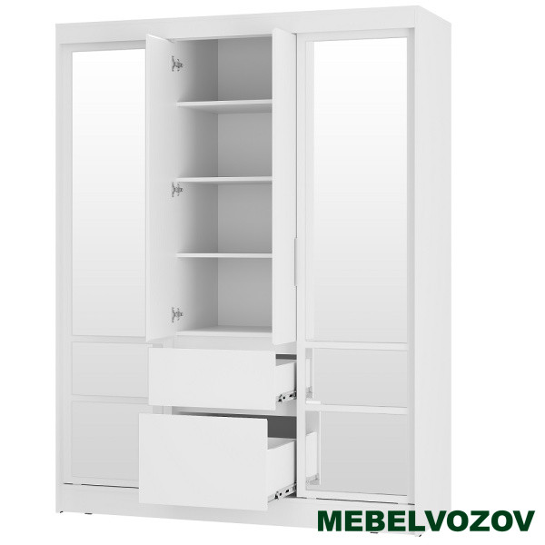 Шкаф-купе "Симпл" ШКК-06 Белый от компании Мебельвозов в Нижнем Новгороде